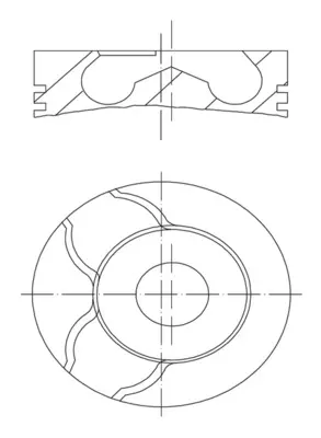 Píst MAHLE 021 58 00