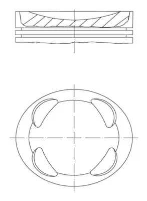 Píst MAHLE 081 PI 00104 000