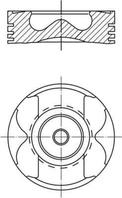 Píst MAHLE 004 56 00