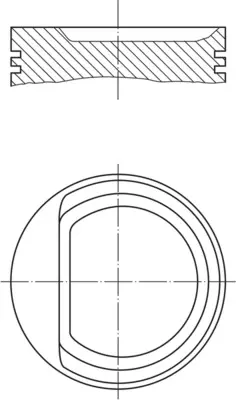 Píst MAHLE 030 71 00