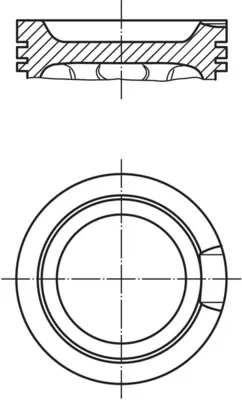 MAHLE ORIGINAL Píst 0331400