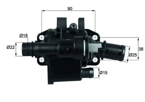 Termostat, chladivo MAHLE TH 42 83
