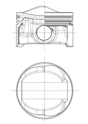MAHLE ORIGINAL Píst 028PI00124000