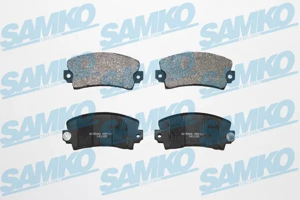 Sada brzdových destiček, kotoučová brzda SAMKO 5SP117