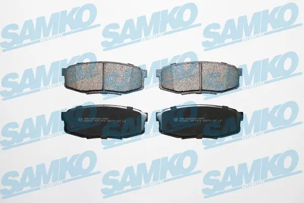 SAMKO Sada brzdových destiček, kotoučová brzda 5SP1419