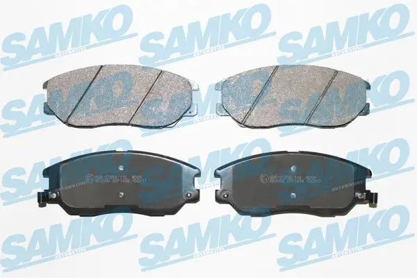 Sada brzdových destiček, kotoučová brzda SAMKO 5SP1448