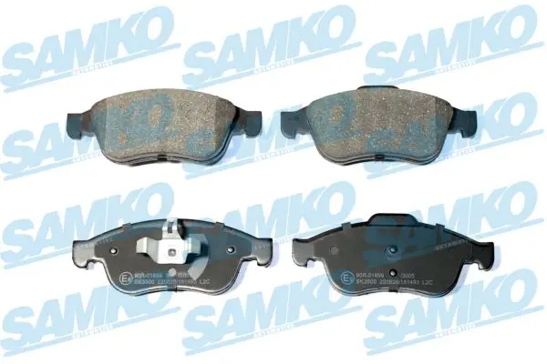 Sada brzdových destiček, kotoučová brzda SAMKO 5SP1493