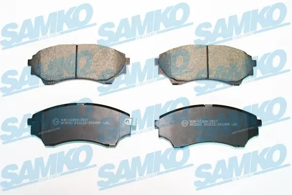 Sada brzdových destiček, kotoučová brzda SAMKO 5SP1499