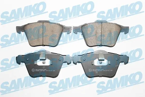 Sada brzdových destiček, kotoučová brzda SAMKO 5SP1507