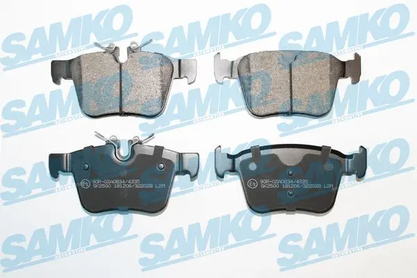Sada brzdových destiček, kotoučová brzda SAMKO 5SP2028