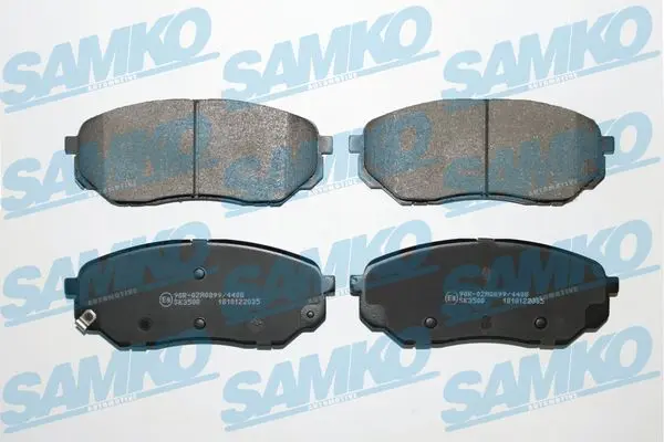 Sada brzdových destiček, kotoučová brzda SAMKO 5SP2035