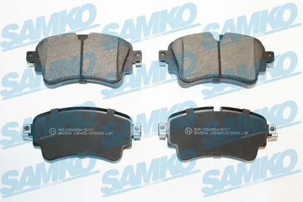 Sada brzdových destiček, kotoučová brzda SAMKO 5SP2039