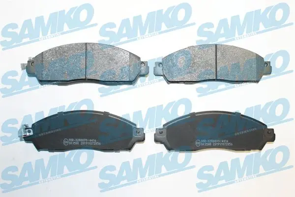 Sada brzdových destiček, kotoučová brzda SAMKO 5SP2056