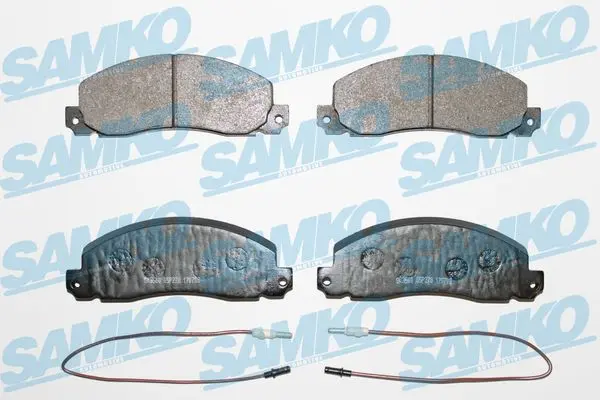 Sada brzdových destiček, kotoučová brzda SAMKO 5SP278