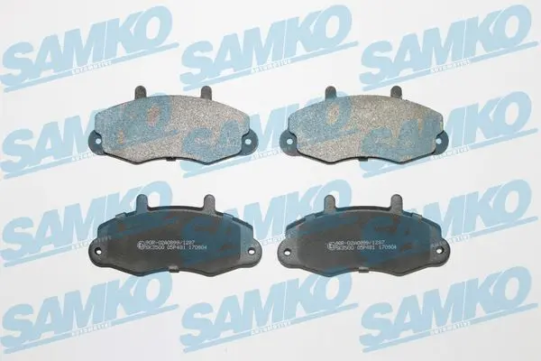Sada brzdových destiček, kotoučová brzda SAMKO 5SP481
