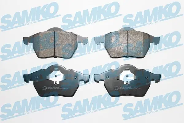 Sada brzdových destiček, kotoučová brzda SAMKO 5SP669