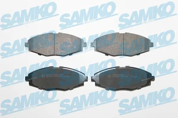 Sada brzdových destiček, kotoučová brzda SAMKO 5SP693