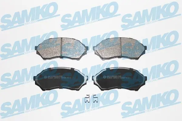 SAMKO Sada brzdových destiček, kotoučová brzda 5SP813