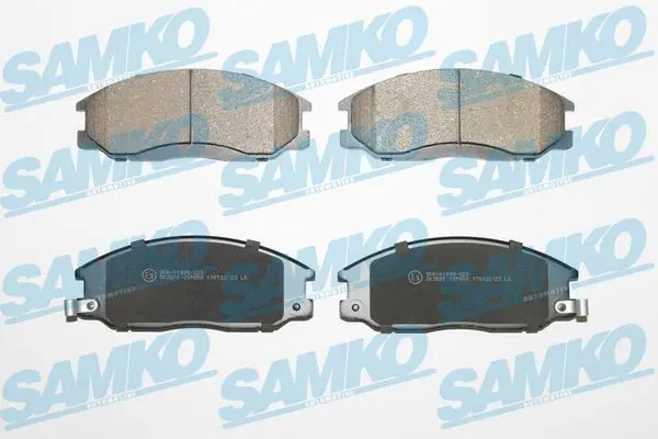 Sada brzdových destiček, kotoučová brzda SAMKO 5SP858