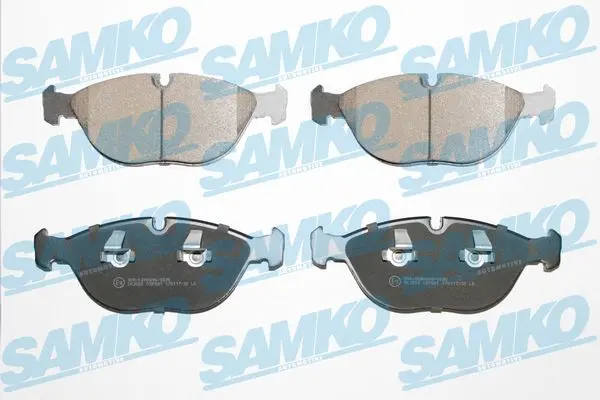 Sada brzdových destiček, kotoučová brzda SAMKO 5SP881