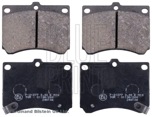 Sada brzdových destiček, kotoučová brzda BLUE PRINT ADM54227