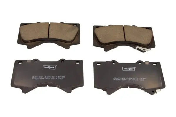 Sada brzdových destiček, kotoučová brzda MAXGEAR 19-1471