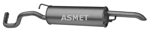 ASMET Zadní tlumič výfuku 03092