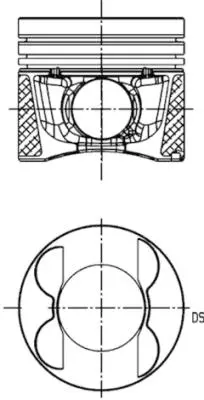 Píst KOLBENSCHMIDT 40776600