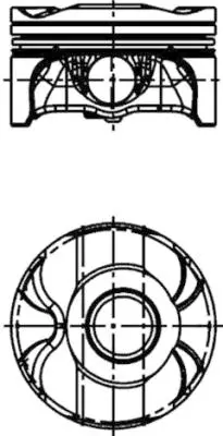 Píst KOLBENSCHMIDT 40420600