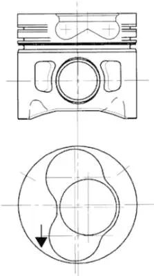 KOLBENSCHMIDT Píst 94427700