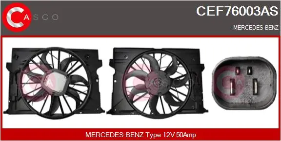 CASCO Elektromotor, větrák chladiče CEF76003AS