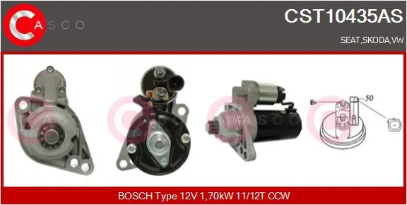 CASCO Startér CST10435AS-D