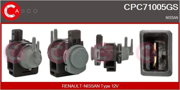 Měnič tlaku, výfukový systém CASCO CPC71005GS