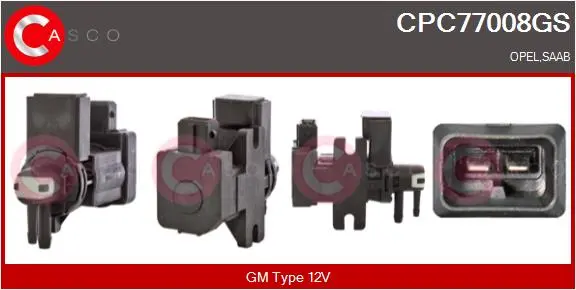 Měnič tlaku, výfukový systém CASCO CPC77008GS