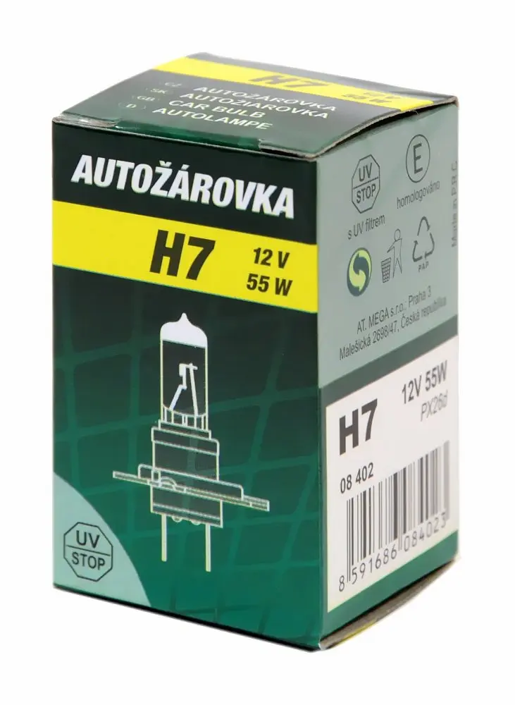 Compass Žárovka 12V  H7  55W PX26d box, 08402