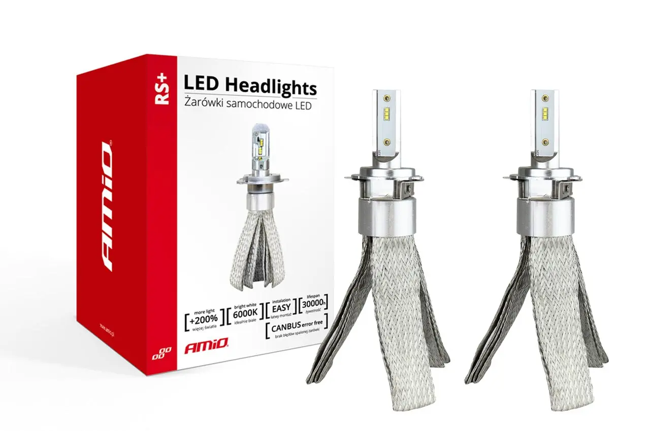 LED žárovky pro hlavní osvětlení H7-1 50W řady RS+ Slim