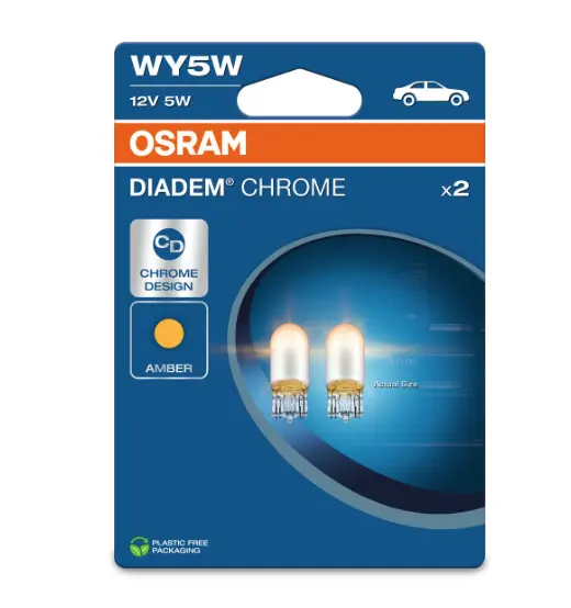 Diadem Chrome WY5W 12V 5W OSRAM 2827DC-2BL 2827DC-2BL