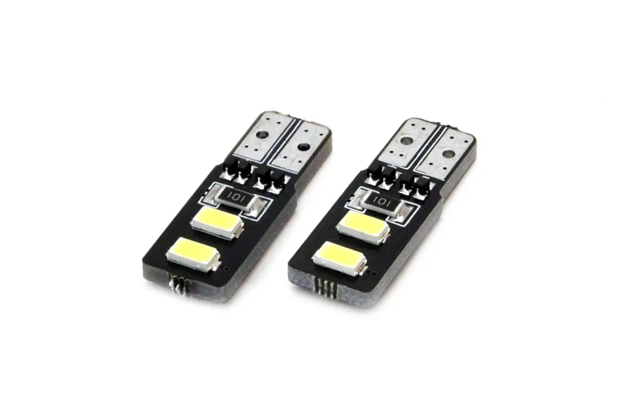 LED žárovky CANBUS 4SMD 5730 T10 (W5W) Bílá
