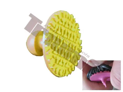 Lepicí kolečko Ø 27 mm "Tiddy Tab" žluté, 1ks
