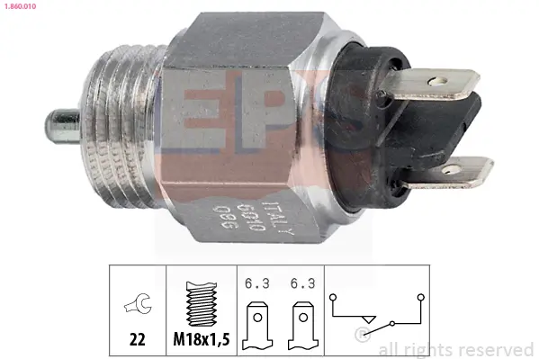 Spínač, světlo zpátečky EPS 1.860.010