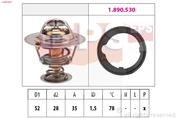 EPS Termostat, chladivo 1880267