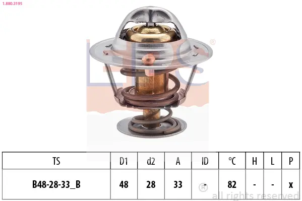 Termostat, chladivo EPS 1.880.319S