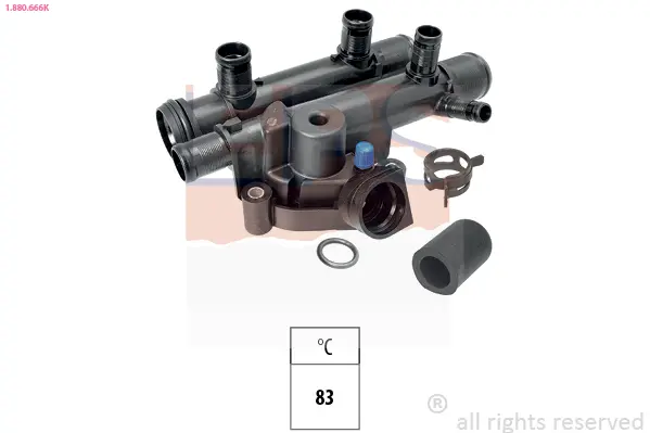 Termostat, chladivo EPS 1.880.666K