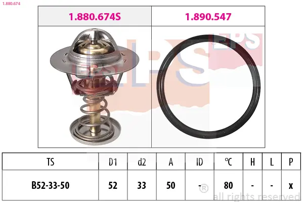 Termostat, chladivo EPS 1.880.674