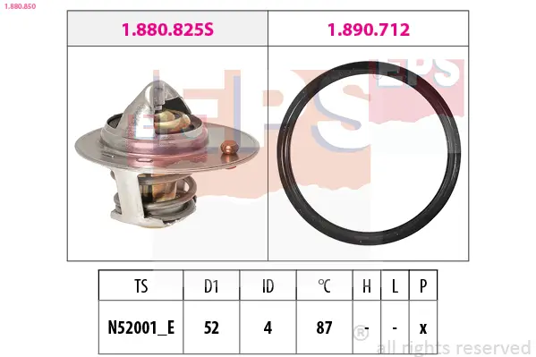 Termostat, chladivo EPS 1.880.850