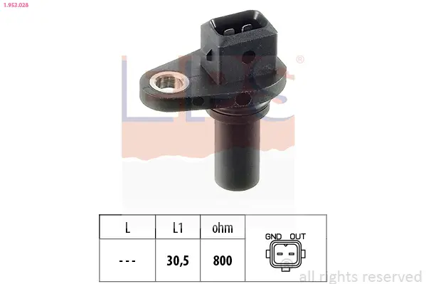 Senzor, otáčky motoru EPS 1.953.028