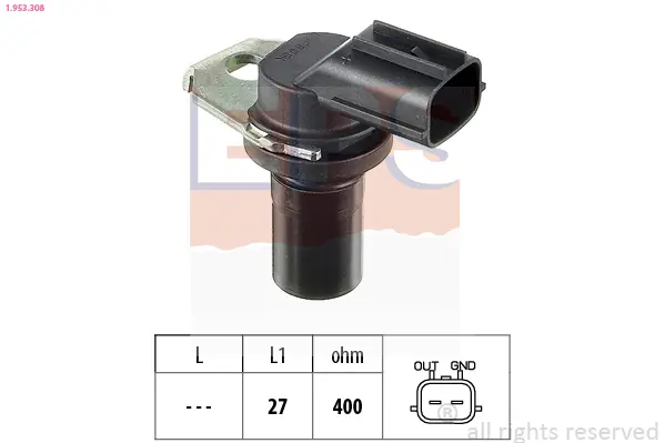 Senzor otáček, automatická převodovka EPS 1.953.308