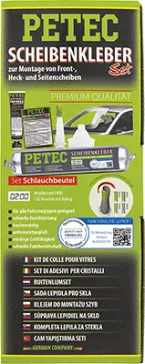 Sada pro lepení skel do karoserií PETEC 83433 83433