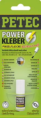 Univerzálne lepidlo so štetcom POWER ADHESIVE PETEC 93404 93404