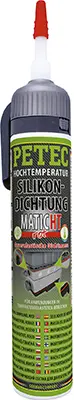 Silikonová těsnící hmota 200 ml, červená PETEC 97820  97820